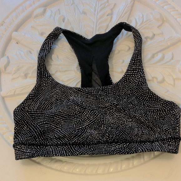 Lululemon Black and White Women's Sports Bra Small - Picture 3 of 10